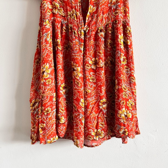 Free People Margot Printed Babydoll Dress | Floral | Size Small | NWT - Picture 15 of 16